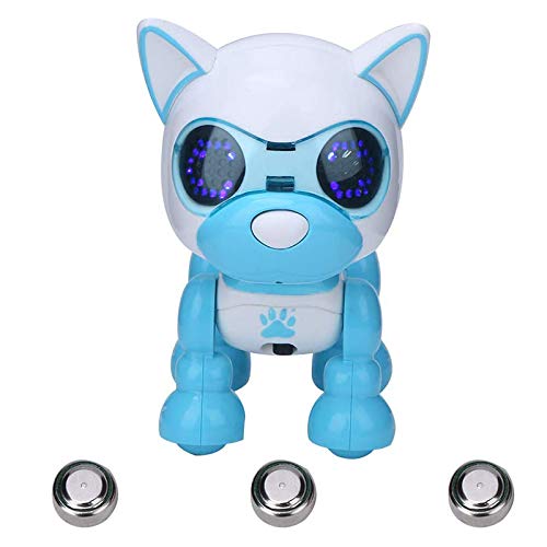 Varadyle Perro Robot Inteligente Perro Mascota Inteligente para NiñOs Luces de Contacto de InduccióN y Sonidos Mascotas ElectróNicas Juguetes de Perros para Mayores de 3 AñOs