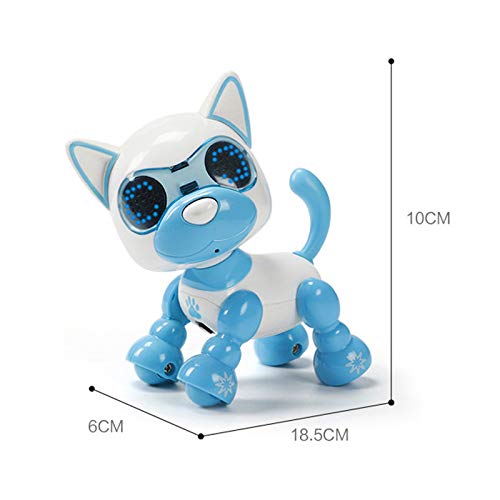 Varadyle Perro Robot Inteligente Perro Mascota Inteligente para NiñOs Luces de Contacto de InduccióN y Sonidos Mascotas ElectróNicas Juguetes de Perros para Mayores de 3 AñOs
