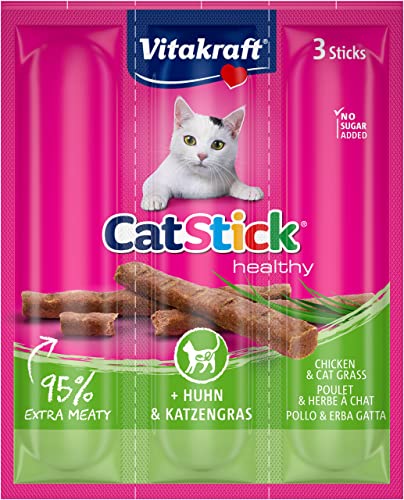 Vitakraft Snacks para gatos Gato - palillo mini Pollo & Kalanchoe - 60 x 6g