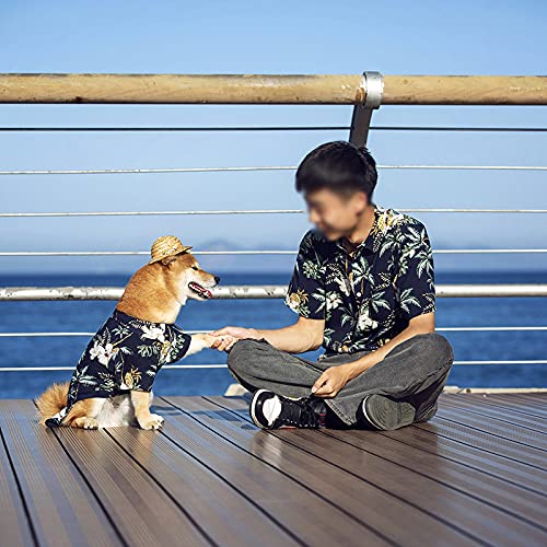 Wulivon Camiseta de algodón para perro o playa, ropa de verano fresca y refrescante, transpirable, antimanchas, ropa para perros y gatos pequeños y medianos