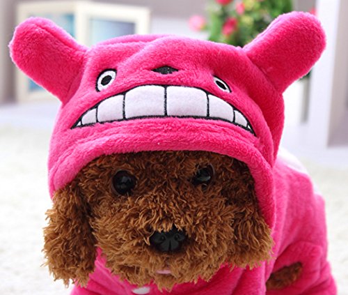 Xiaoyu cachorro cachorro perro mascota ropa de mascotas sudadera abrigo abrigo abrigo cachorro cachorro abrigo abrigo de invierno abrigo perrito traje de moda, rosa, XL