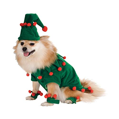 Yidata Disfraces de Navidad para perro, cosplay de elfo, ropa de invierno para cachorros y gatos