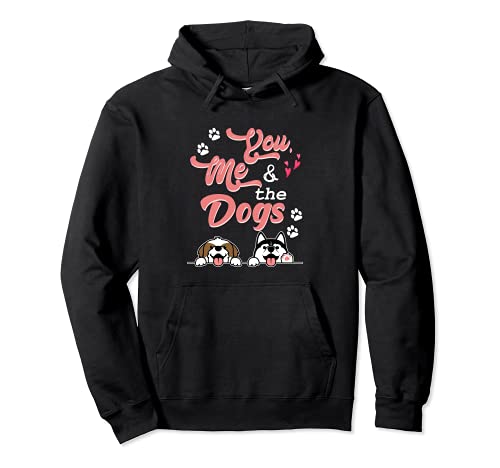 You Me And The Dogs Pet Puppy Paws Dog Breed Bone Dogs Paw Sudadera con Capucha