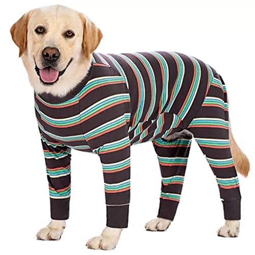 Yousiju Ropa Grande Grande for Perros Pijama Jumpsuit Sleepwearwear Overly French Bulldog Golden Retriever Labrador Perro Ropa de Disfraces (Color : A, Size : 38 Code)