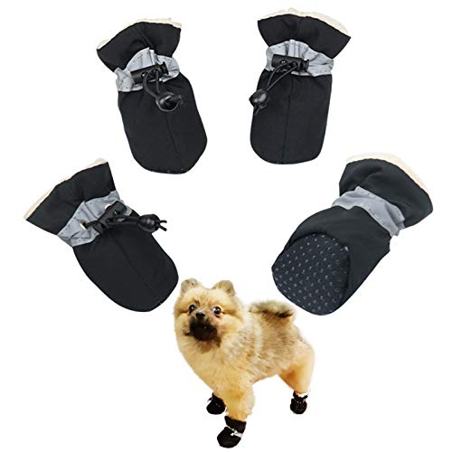 Zapatos para mascotas Zapatos del perro for botas de lluvia del perro casero antideslizante for Zapatos Calentamiento perrito del gato for las pequeñas botas perrito grande for perros al aire libre