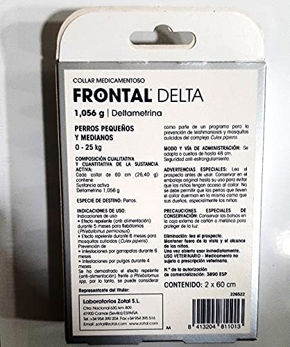 Zotal Collar Frontal Delta 2 x 60 cm